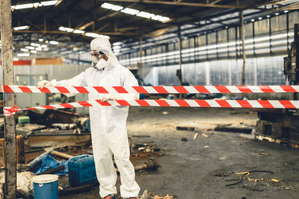 Professional Biohazard technician working in Newark, CA